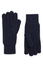 Men's Barbour Carlton Stretch Wool Gloves, Size - Blue