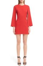 Women's Givenchy Cape Sleeve Dress Us / 34 Fr - Red