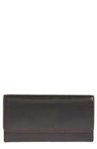 Women's Lodis Audrey- Cami Rfid Leather Clutch Wallet - Black