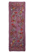 Women's Etro Maharaja Embroidered Wrap Scarf, Size - Purple