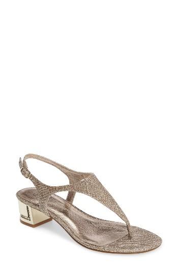 Women's Adrianna Papell Cassidy Sandal M - Metallic
