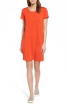 Petite Women's Caslon Knit Shift Dress P - Orange