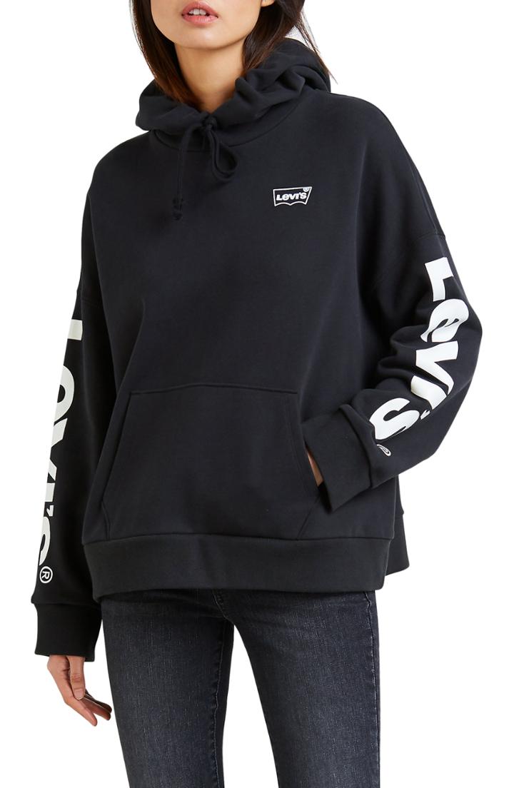 Women's Levi's Oversize Hoodie - Black