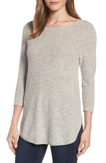 Women's Eileen Fisher Organic Cotton Sweater, Size - Beige