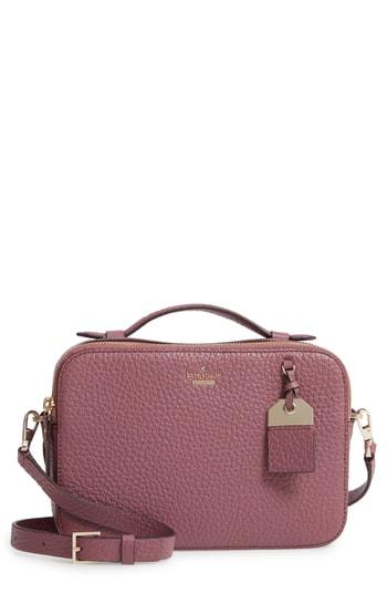 Kate Spade New York Carter Street - Large Juliet Leather Crossbody Bag - Purple
