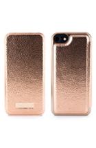 Ted Baker London Cedar Faux Leather Iphone 6/6s/7/8 Mirror Folio Case - Pink