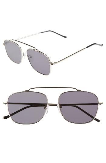 Women's Spitfire Beta Matrix Aviator Sunglasses - Silver/ Black
