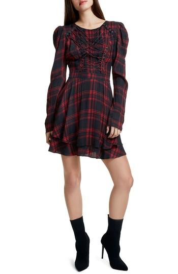 Women's Afrm Avery Strappy Babydoll Dress - Red