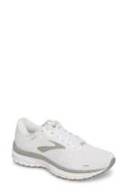 Women's Brooks Adrenaline Gts 18 Running Shoe B - White