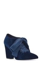 Women's Nine West Sweeorn Lace-up Bootie .5 M - Blue