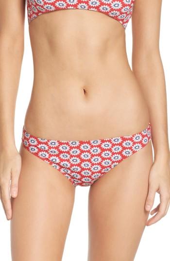 Women's Tory Burch Primrose Bikini Bottoms - Red