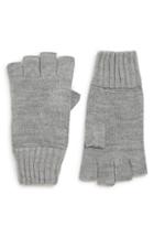 Men's The Rail Solid Fingerless Gloves, Size - Grey