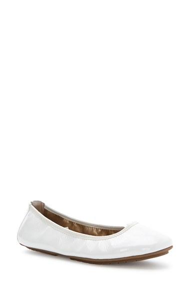 Women's Me Too 'icon' Flat .5 M - White