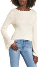 Women's Leith Scallop Edge Sweater - Ivory