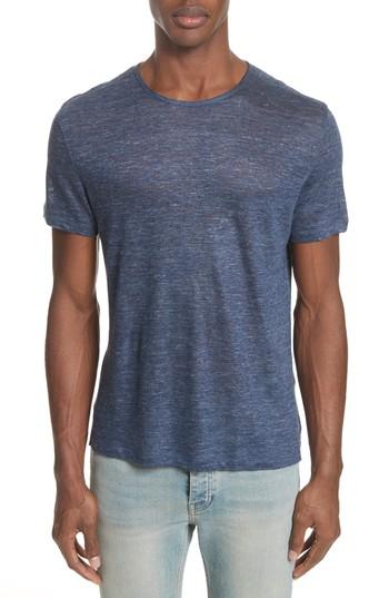 Men's John Varvatos Linen T-shirt - Blue
