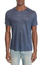 Men's John Varvatos Linen T-shirt - Blue