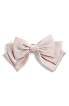 Cara Floppy Satin Bow Barrette, Size - Pink