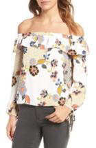 Women's Cooper & Ella Leticia Off The Shoulder Blouse, Size - Ivory