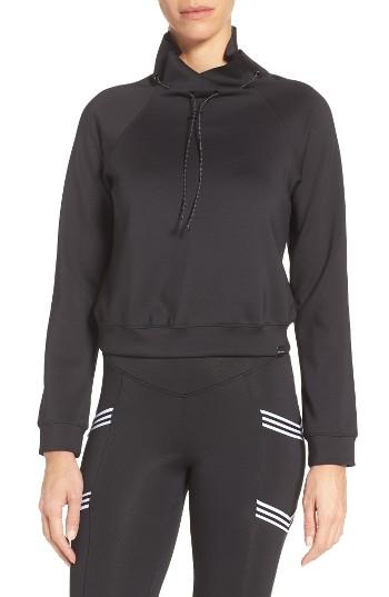 Women's Koral Order Crop Scuba Pullover