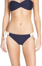 Women's Ted Baker London Bow Bikini Bottoms - Blue