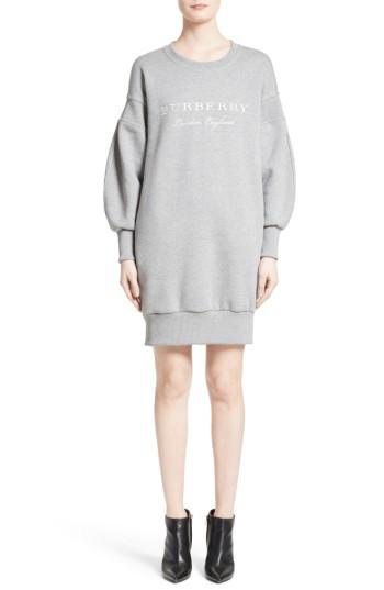 Women's Burberry Soure Sweatshirt Dress