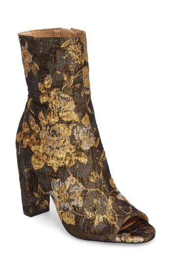 Women's Jessica Simpson Elara Open-toe Bootie M - Metallic