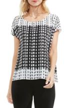 Women's Vince Camuto Sahara Reverse Print Drop Shoulder Top