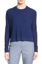 Women's Nordstrom Collection Ribbed Merino Wool High/low Pullover