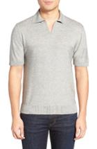 Men's Eleventy Melange Knit Polo