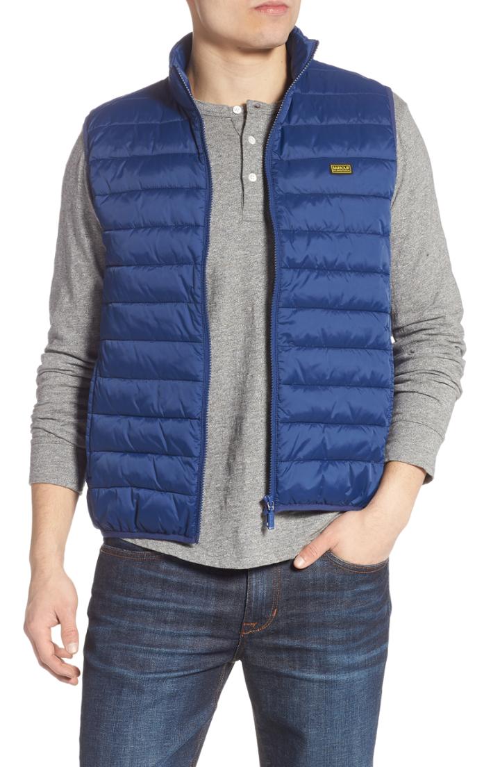 Men's Barbour International Impellier Gilet - Blue