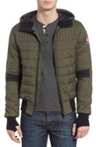 Men's Canada Goose Cabri Hooded Down Jacket - Green