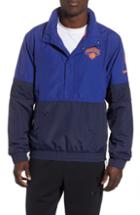 Men's Nike New York Knicks Courtside Warm-up Jacket, Size - Blue