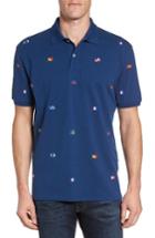 Men's Southern Tide Skipjack Nautical Embroidered Pique Polo
