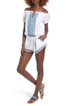 Women's Rip Curl Far Out Off The Shoulder Romper - White
