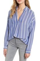 Women's Rails Rosanna Textured Stripe Blouse - Blue