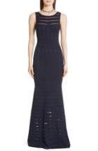 Women's St. John Evening Gossamer Illusion Knit Gown