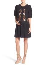 Women's Fillyboo 'elle' Lace Maternity/nursing Midi Dress