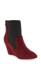 Women's Charles By Charles David 'erie' Wedge Bootie M - Burgundy