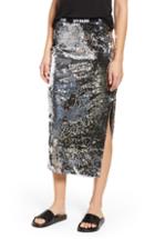 Women's Ivy Park Sequin Skirt - Metallic