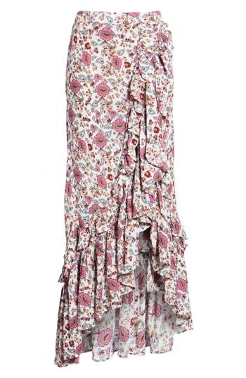 Women's Raga Summer Bloom Ruffle Skirt - Pink