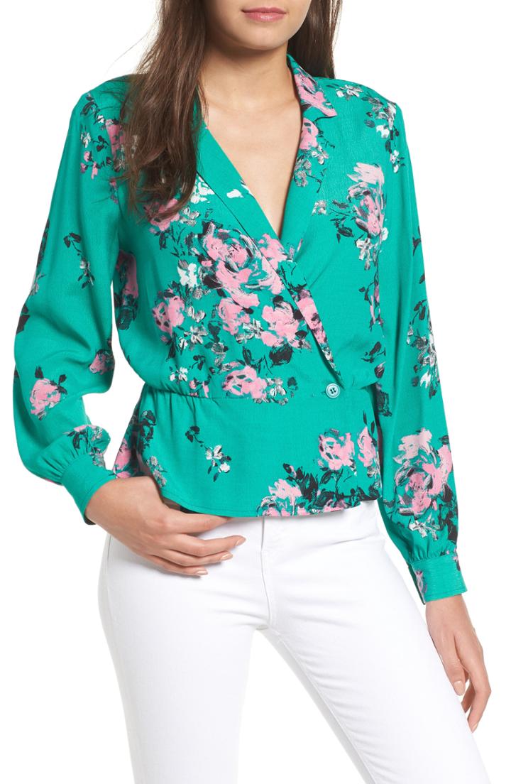 Women's Leith Notch Collar Wrap Top