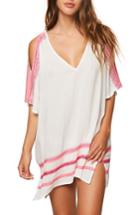 Women's O'neill Aurora Cold Shoulder Cover-up Tunic - White