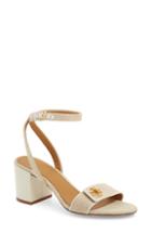 Women's Tory Burch Kira Block Heel Sandal M - Beige