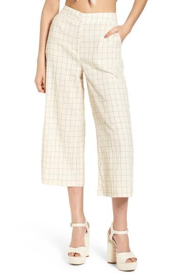 Women's Lydelle Plaid Culottes - Beige