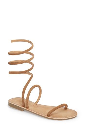 Women's Free People Havana Wraparound Gladiator Sandal Us / 36eu - Brown