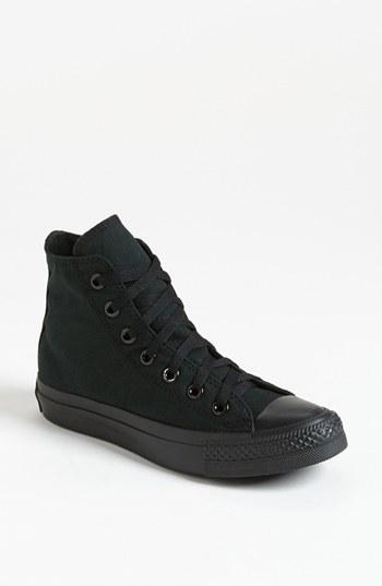 Converse Chuck Taylor All Star High Top Sneaker (women) Womens Black Monochrome
