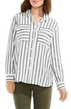 Women's Two By Vince Camuto Stripe Utility Shirt