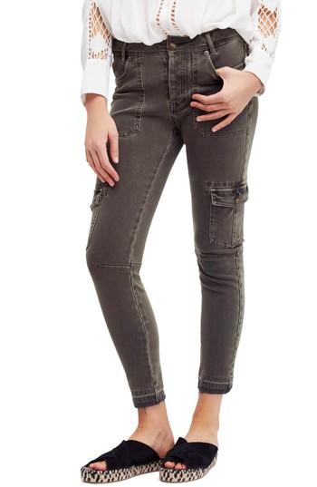 Women's Free People Utility Skinny Jeans - Green
