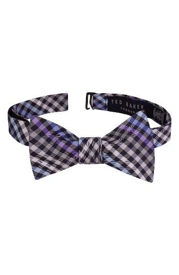 Men's Ted Baker London Gingham Silk Bow Tie