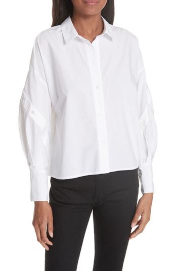 Women's Joie Dangela Cotton Shirt - White